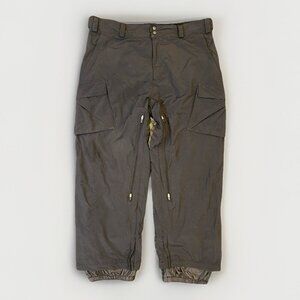 Obermeyer Revert Snow Ski Pants Heavy Black Zip Pockets Insulated Men's Size XL